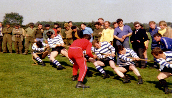 Tug-o-war against the civvies